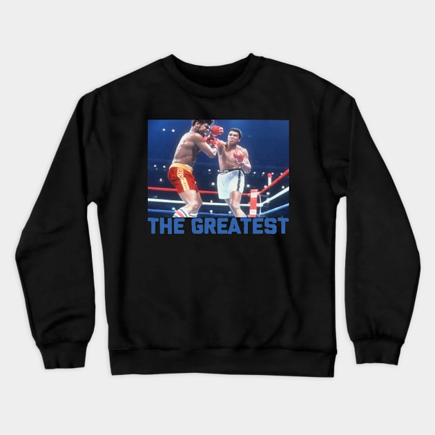 muhammad ali The Greatest Crewneck Sweatshirt by lordwand